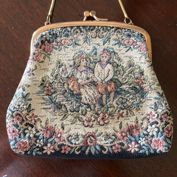 Vintage Tapestry Purse, L and M Spotlite Exclusive, Circa 1950 - Picture 3 of 16